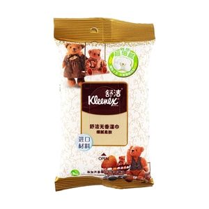 舒潔 無酒精護膚小熊濕紙巾 便攜裝迷你紙巾10抽/包