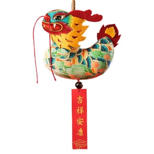 【中國直郵】TIMESWOOD 龍年艾草香囊 綠色1個 隨身掛件 本命香包