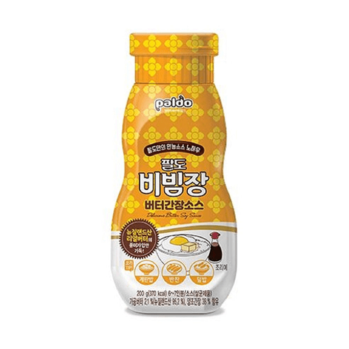 韩国PALDO八道黄油酱油凉拌面酱200g
