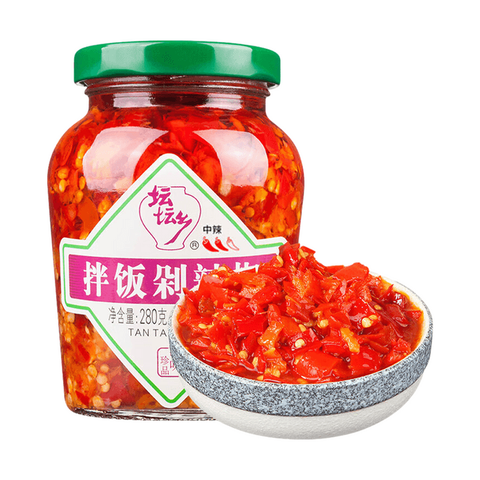 Mixed Rice Chopped Chili Sauce , 9.8 oz