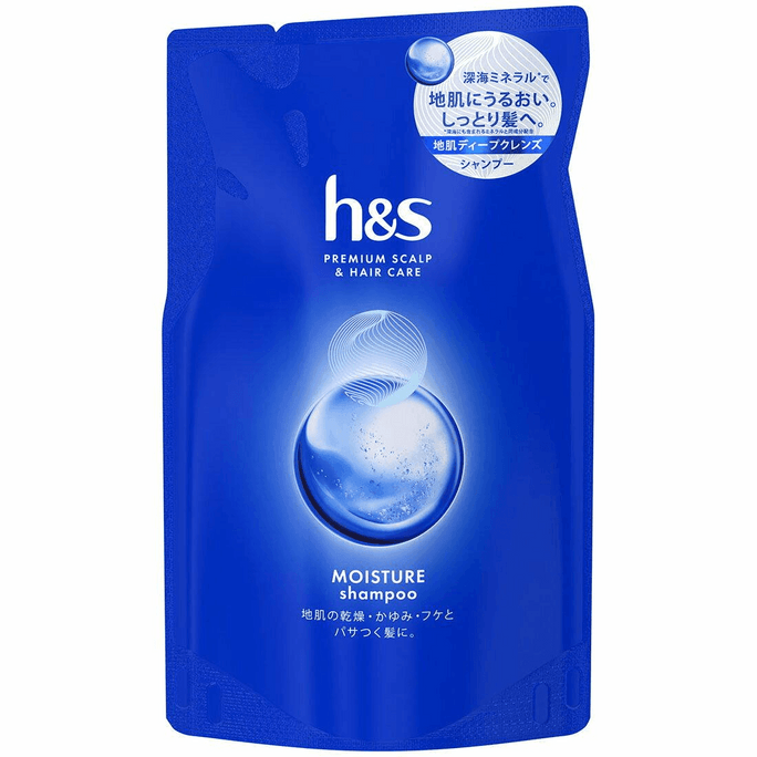【日本直郵】 海飛絲 H&S 洗髮水補充裝 315毫升 乾性髮質滋養