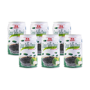 【Value Pack】Grass Jelly Drink Coconut Flavor, 11.64 oz*6