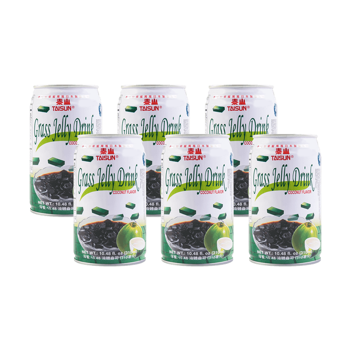 【Value Pack】Grass Jelly Drink Coconut Flavor 330g*6