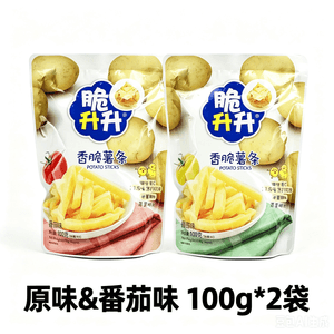 Crispy Potato  Original & Tomato Flavor 100g*2pc