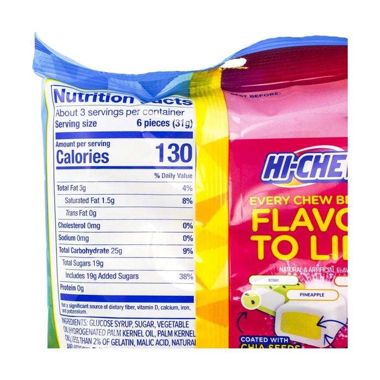 3 Flavor Tropical Mix Soft  Jelly Gummy Candy 100g 8