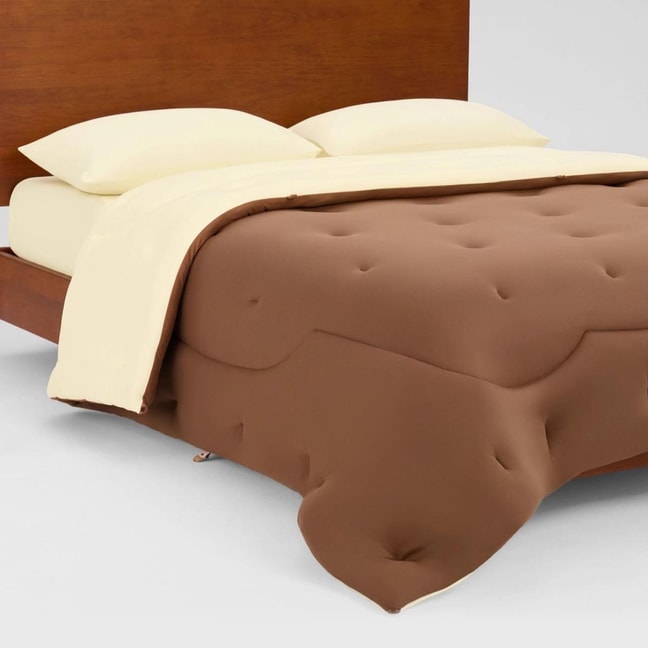 躺岛 熊抱系列秋冬被子 黄油小熊 自然机能混纺暖暖被 冬季款 浅蜜色与棕 200x230cm