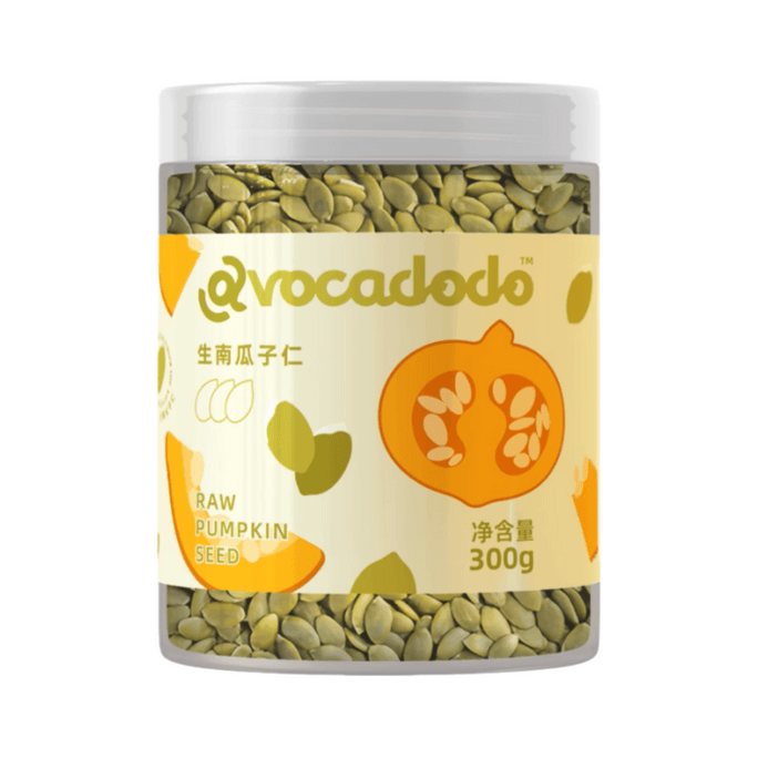 【中国直邮】 Avocadodo 生南瓜子仁原味无壳新货大颗粒罐装300g*1罐