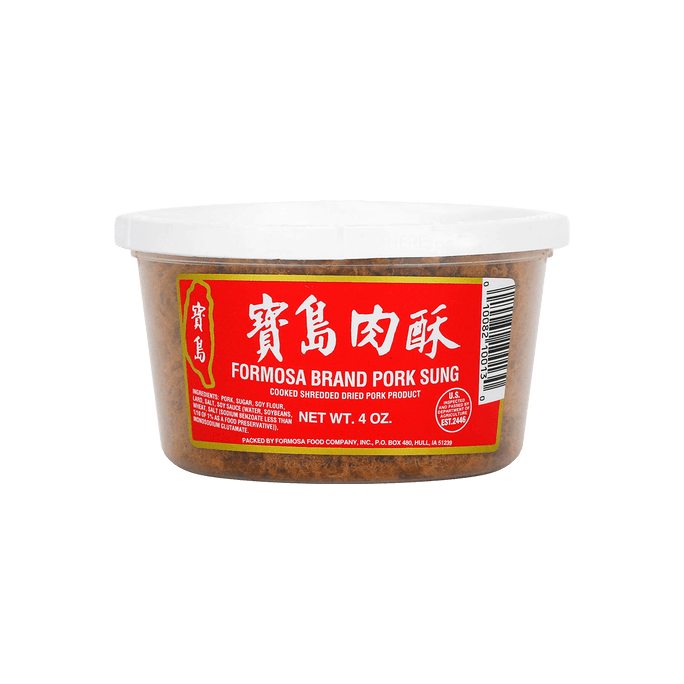 台湾宝岛 肉酥 盒装 112g USDA认证
