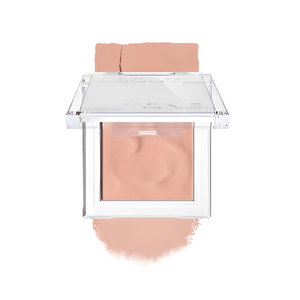 韩国ABOUT TONE 银色波纹丝绒单色哑光腮红 水波蓬松腮红修容 #01 Veil Peach 裸桃色 纯素