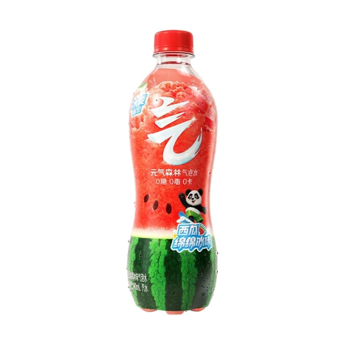 元气森林 西瓜绵绵冰味气泡水 480ml【0白砂糖0卡0脂】【夏季冰爽限定】
