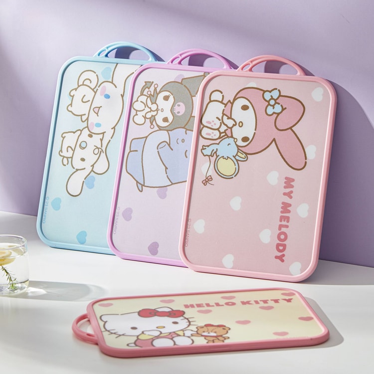 【中国直送】SANRIO サンリオ まな板 かわいい 両面まな板 食品グレード PP 漫画 フルーツ カッティングボード ピクニック キャンプ  カッティングボード - マイメロディ 1個丨*入荷予定3-4週間