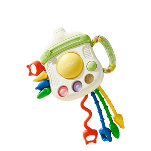 【中国直邮】科巢  婴幼儿抽抽乐玩具手指精细拉拉乐3宝宝0一1岁益智一早教6个月摇铃 布涅绿*1件