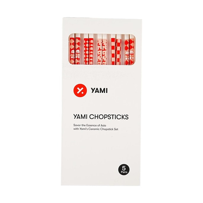 Ceramic Chopsticks Set 5 Pairs【Yami's 11th Anniversary Edition】