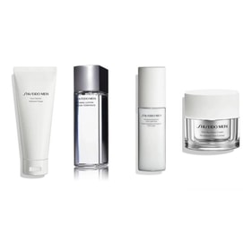 【日本直邮】 日本本土版资生堂SHISEIDO MEN 男士护肤套装 洁面130g +滋润水150ml +乳100ml控油清爽补水+面霜50g