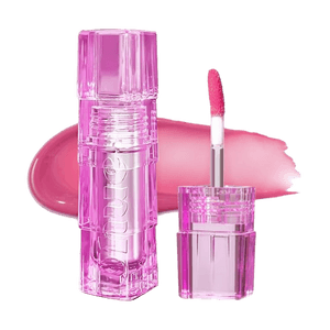 Sweet & Edgy Black-Pink Water-Mist Lip Tint, Long-Lasting, Color-Lock, 0.1fl.oz. #Y631 Sweet Peach Pink