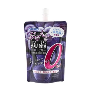Jelly 0kcal Grape Flavor 130g
