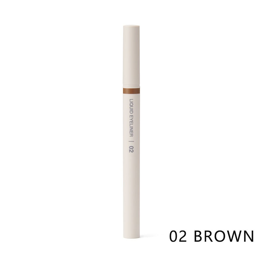 【日本直郵】 日本 MUJI 無印良品 液體眼線筆 棕色 防水防汗速乾 1支