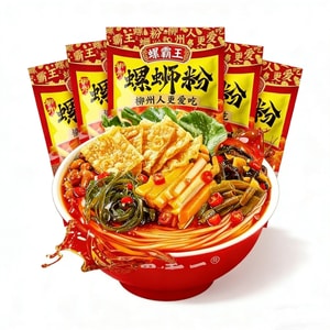 [Extra Spicy and Pungent] Snail King Snail Noodles 1 pack 370g Liuzhou Snail Noodles