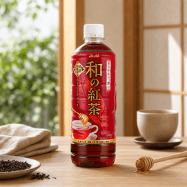 Black Tea,Straight Tea with Honey, 20.29 fl oz [Japanese Black Tea Mellow and Deep Flavor]