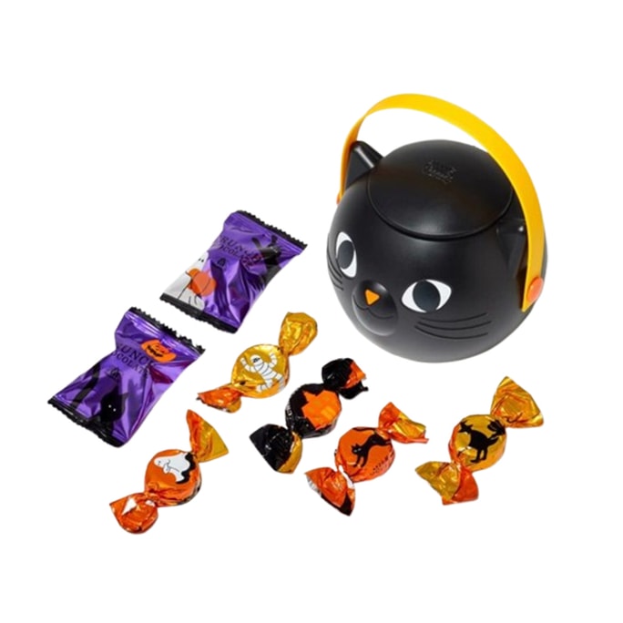 Morozoff Halloween Limited Edition Black Cat Pumpkin Lantern with 7 chocolates inside