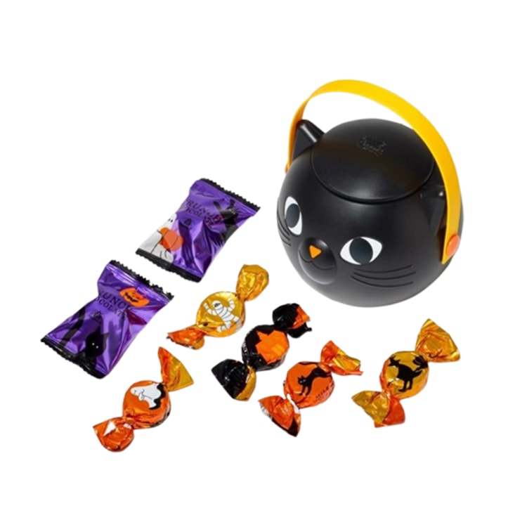 日本直送】モロゾフ 2025年ハロウィン限定 黒猫かぼちゃランタン