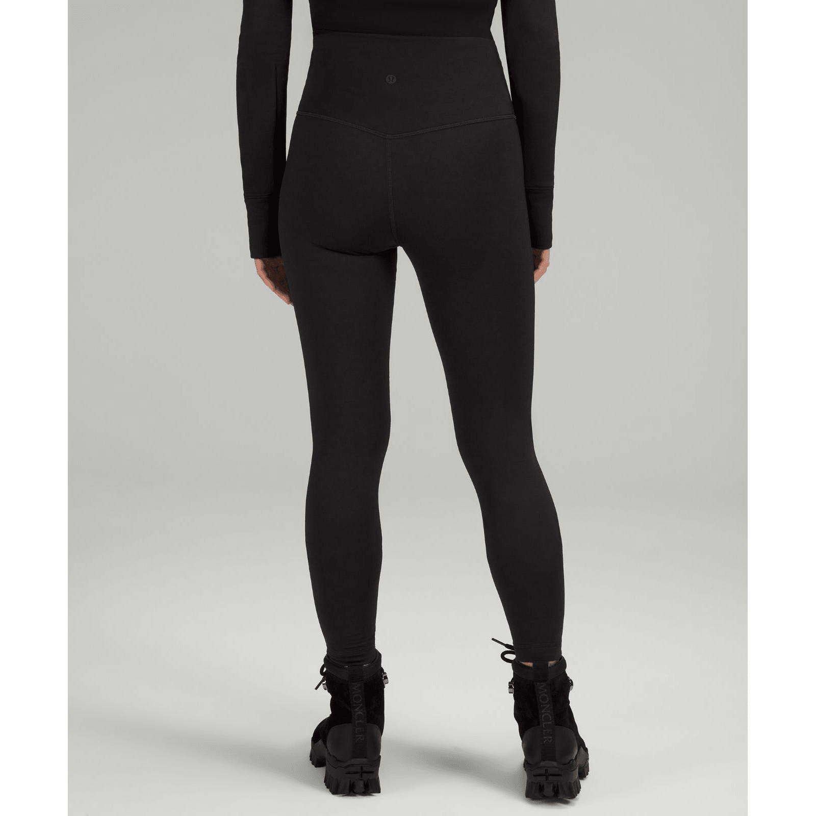 Lululemon Asianfit M レギンス Lululemon 黒 ハイウエスト ハーフ