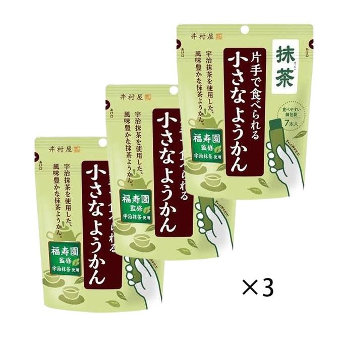 Imuraya Matcha Yokan 98g 3 Pieces [Great Value Combination]
