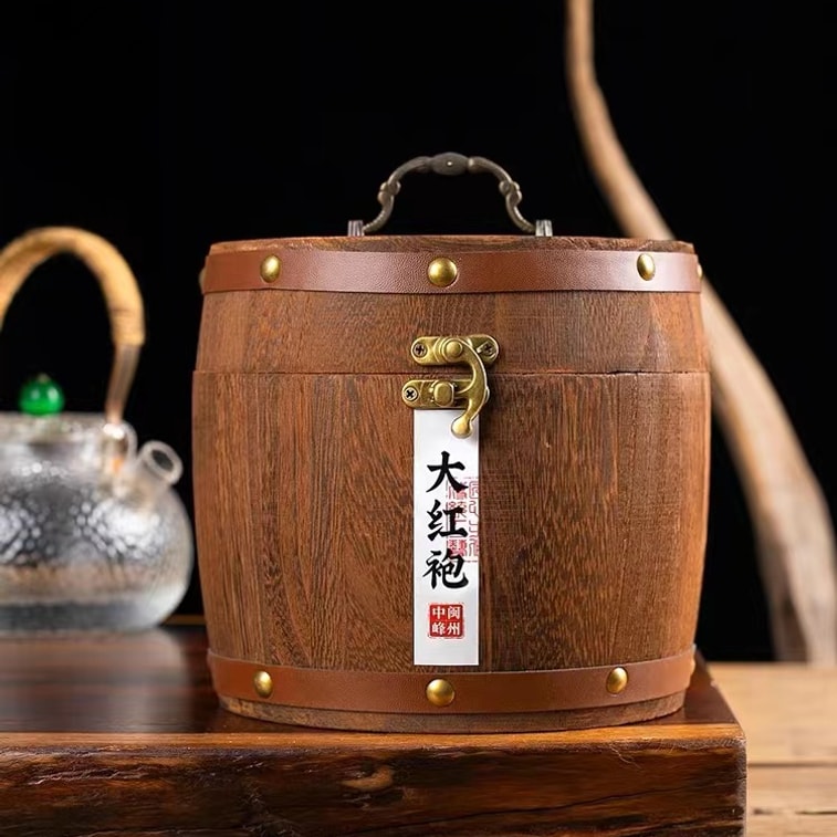 【中国直邮】 中闽峰州 大红袍茶叶精选武夷岩茶新茶特级浓香型礼盒装  300g 4
