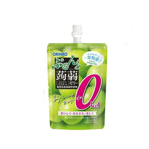 [일본 직배송] 오리히로 곤약젤리 0칼로리 포도맛 130g