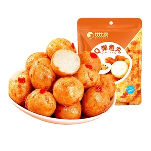 Chewy Fish Balls 100g Instant Fish Balls Surimi Snacks Popular Snacks [BBQ Flavor]