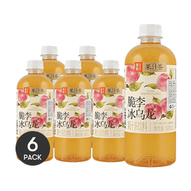 果子熟了 脆李冰乌龙 500ml  *6【6份超值装】【果汁茶饮料】【清爽回甘】
