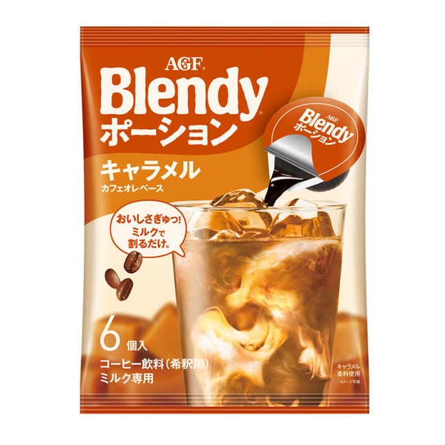 AGF Blendy Espresso Coffee Caramel Flavor 6pcs