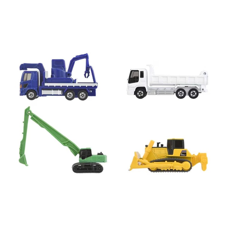 Engineering Vehicle Set, 4-Piece Toy, Game Props, Suitable for Ages 3+ 3