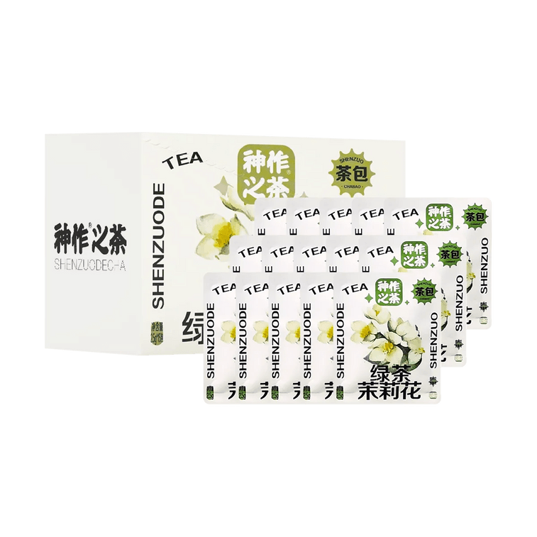 神作之茶 绿茶茉莉花茶包 2.5g*15包入 3