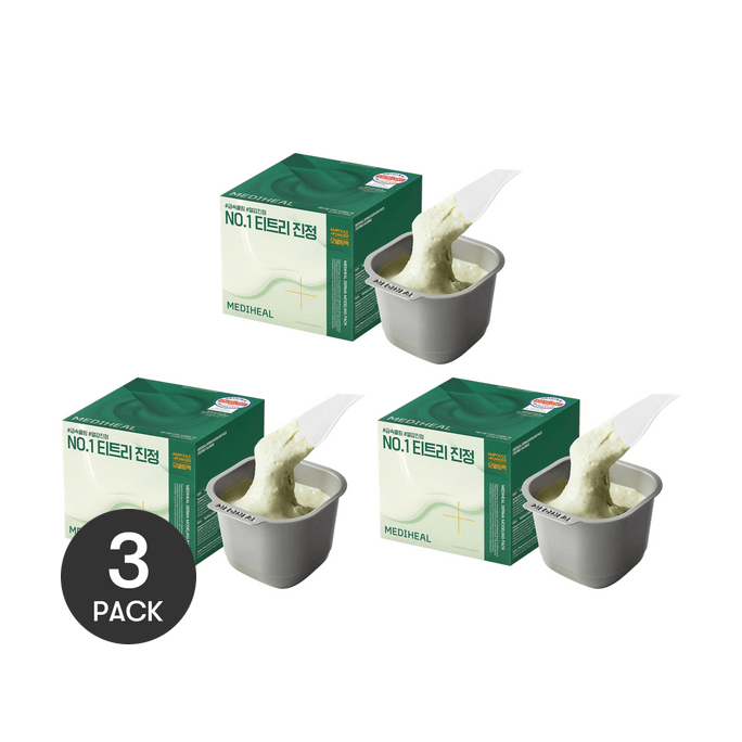 Derma Modeling Pack, Ampoule + Powder Mask, 0.98oz*3 #Teatree Calming  【Value Pack】