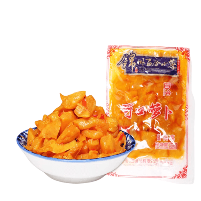 台灣 百合牌 錦州百合小菜可口蘿蔔40g*5