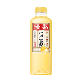元气森林 慢熬枇杷雪梨水 减糖植物饮料 500ml【润嗓必备 熬夜救星】