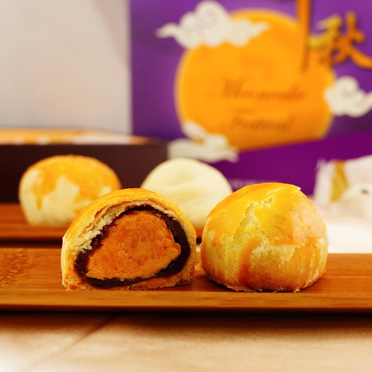 모듬 케이크 페이스트리 선물 상자, 9개입 19온스 녹두 페이스트*3, 검은콩 페이스트*3, 타로 페이스트*3 3