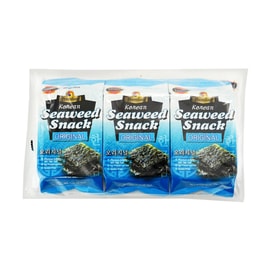 Korean Seaweed Snack Original Flavor 3 Packs 0.52 oz