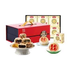 【亚米独家】沈大成 无糖苏式月饼 大成甄味月饼礼盒 6味12枚 600g【玫瑰细沙+龙井茉莉+上等五仁+椒盐百果+桃仁黑麻+御品椰皇】【网红爆款】