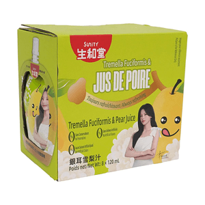 Tremella Fuciformis & Pear Juice 4.06oz No Preservatives No Artificial Flavors No Artificial Colors