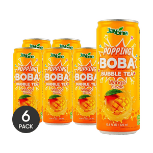팝핑 보바 버블티 망고맛 10.82 fl oz *6개【6팩】