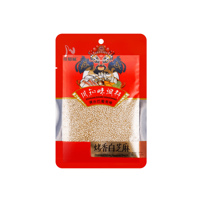 Roasted White Sesame Seeds, 2.46oz
