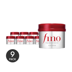 日本FINETODAY FINO芬浓 高效浸透修复发膜 免蒸美容液发膜 230g*9 烫染救星 新旧版本随机发货