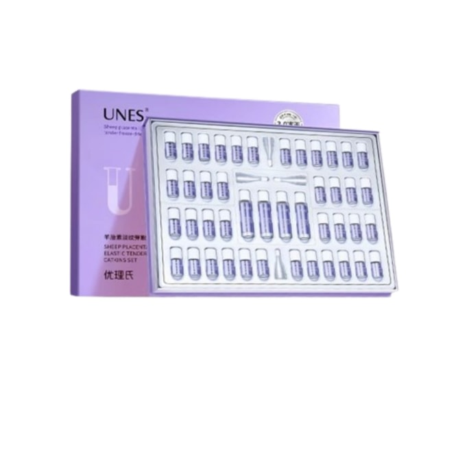 Sheep Placenta 3.0 Freeze-Dried Powder Firming Anti-Wrinkle Aging Skin Care Next Throw Serum 100ml/box