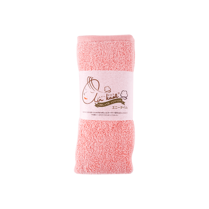 AIR KAOL Daddy Boy Anytime Towel made in Imabari Japan #Pink 12x47"