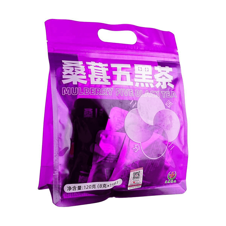 マルベリーファイブブラックティー、0.28オンス×15袋 - 個包装ティーバッグ、アントシアニン豊富、髪の栄養補給 7