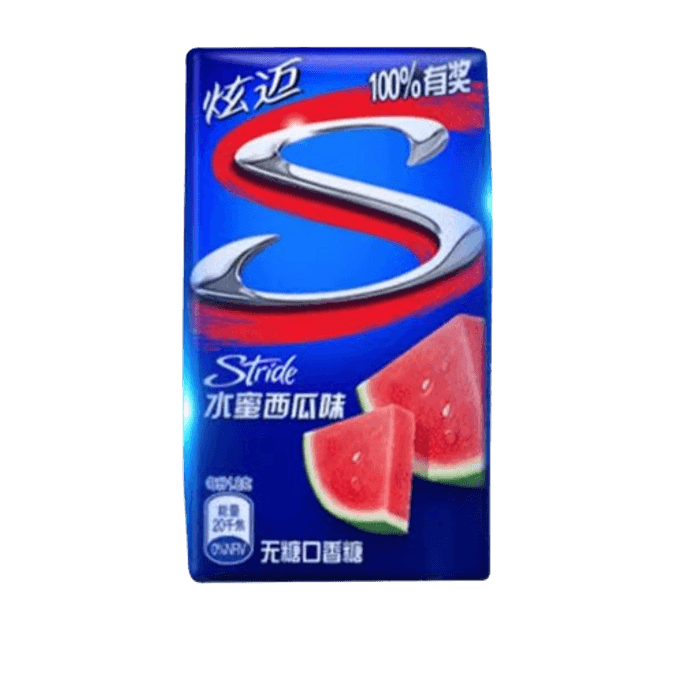 Sugar Free Gum Watermelon Flavor Bubble Gum Fresh Breath Water Honey Watermelon *28 Pieces