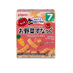 PIGEON Energy-Up Calcium and Vegetable Snack (Carrot and Tomato) (7 months+) 7 g x 2 pcs