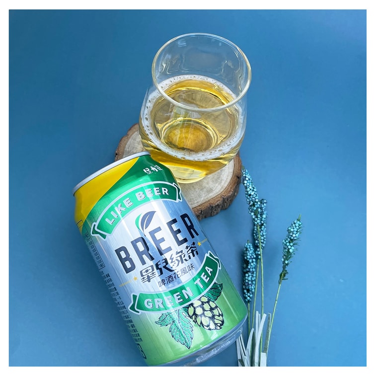 [台灣直郵]保力達 畢兒綠茶氣泡飲 320ml (限購5罐) 4